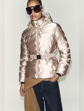 FITTED CROPPED WINDPROOF ANORAK SIZE S